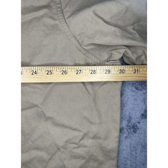 Wrangler Western Pearl Snap Shirt 20x36 Big Khaki Tan Long Sleeve Cowboy Work - Picture 7 of 8